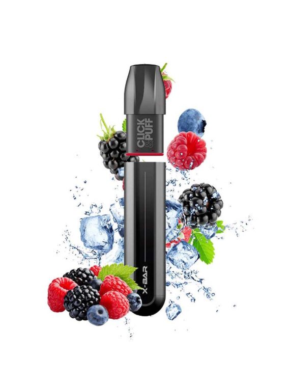 Pack Click & Puff 10mg Fresh Berry - X-Bar