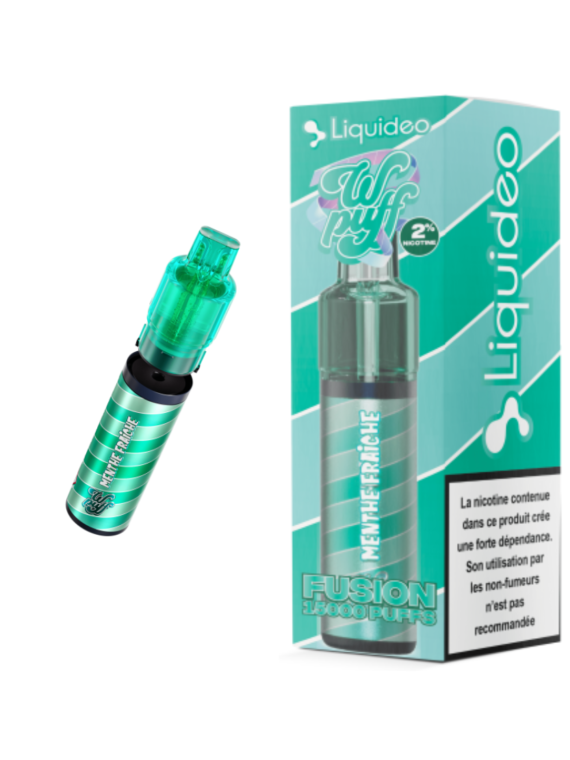 Wpuff Fusion - Menthe fraiche - 15000 puffs - 20mg