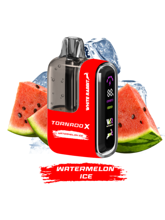 Tornado X 25000  2% by Tornado & White Rabbit Watermelon ice