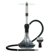 Chicha MS Black Diamond - Narguilé et son vase luxueux