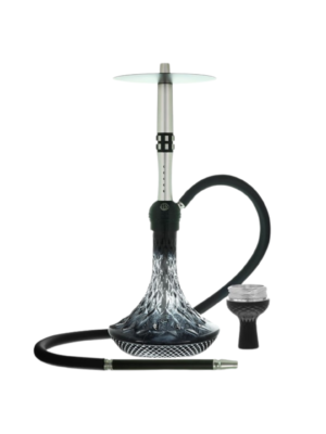 Chicha MS Black Diamond - Narguilé et son vase luxueux